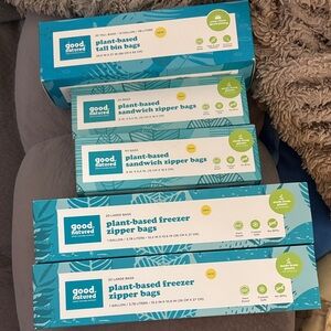 Good Natured Plant-Based Food Storage Bags (140 bags total!)
